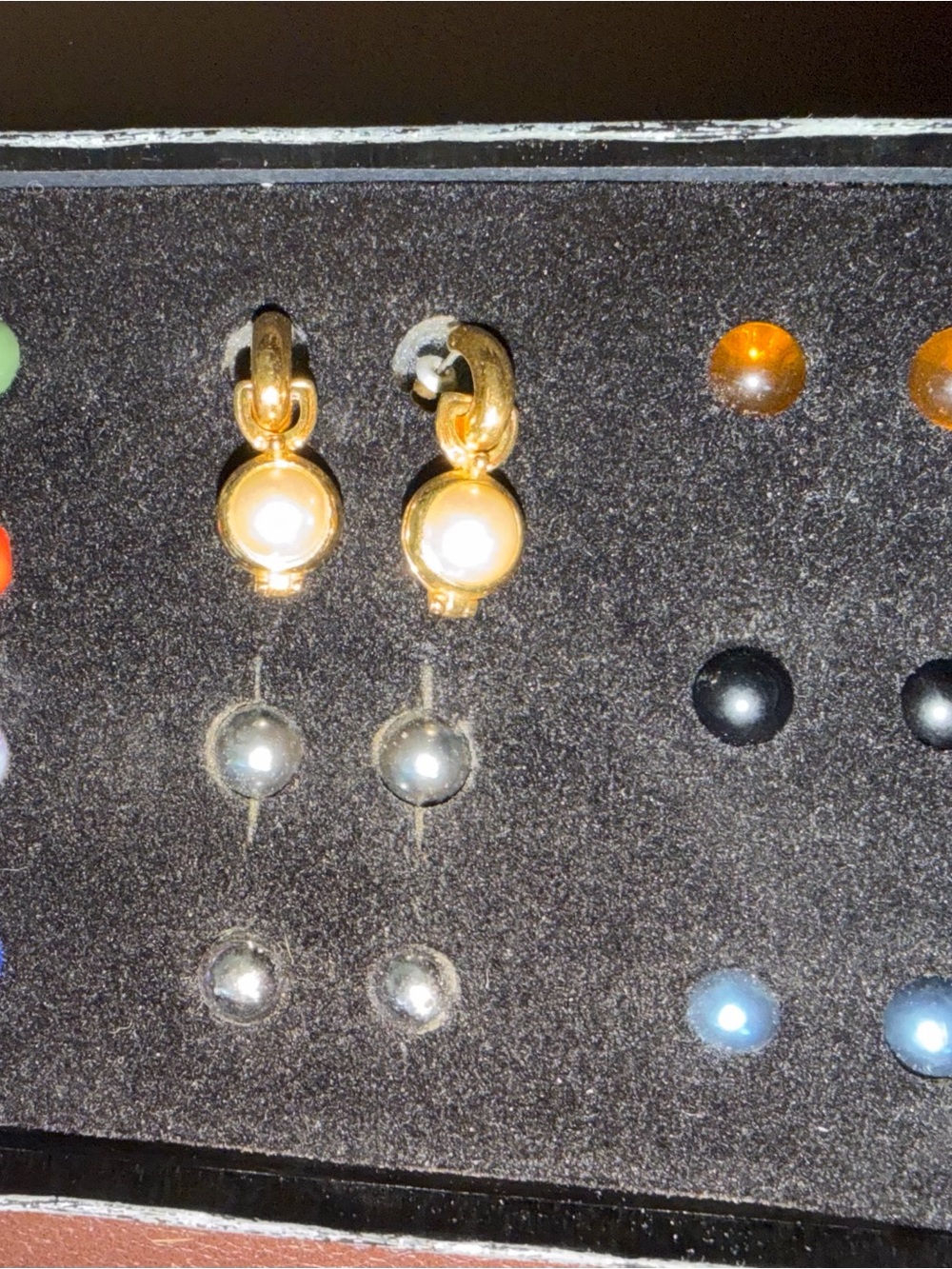 Vintage Joan Rivers Classics Collection Interchangeable Earring Set